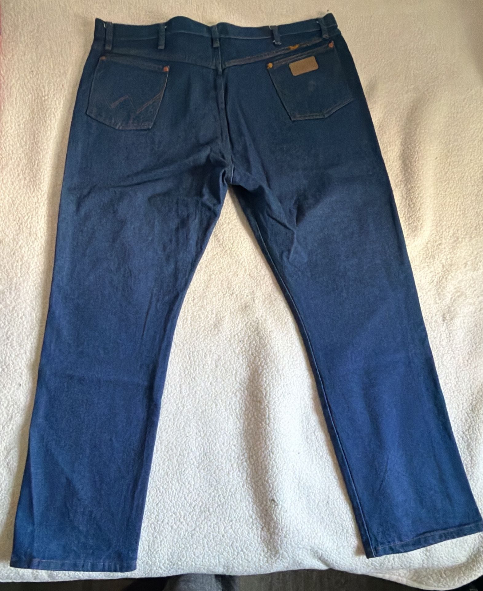 Wrangler 13MWZ Jeans Size 44 x 32 Blue Denim Cowboy Cut 2