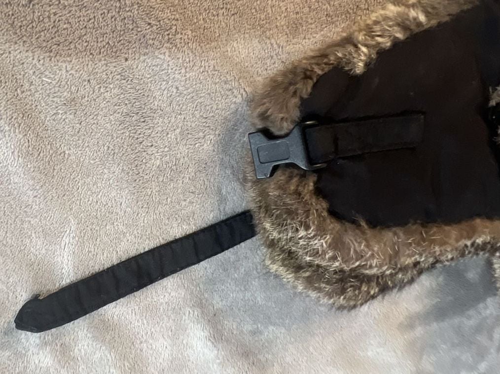 Yukon Tracks Trapper Hat Size L Black Genuine Fur Winter Bomber Earflap 6