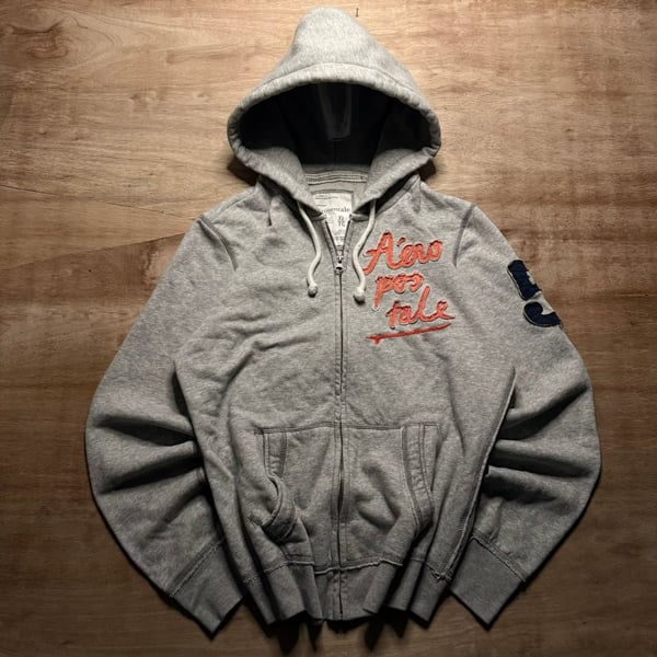 Vintage Y2K Aeropostale XL Montauk Surfing Club Full Zip Graphic Hoodie