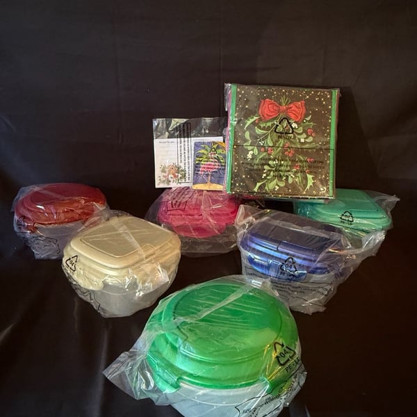 LocknLock 6-Piece Nestable Bowl Set Food Storage Containers New