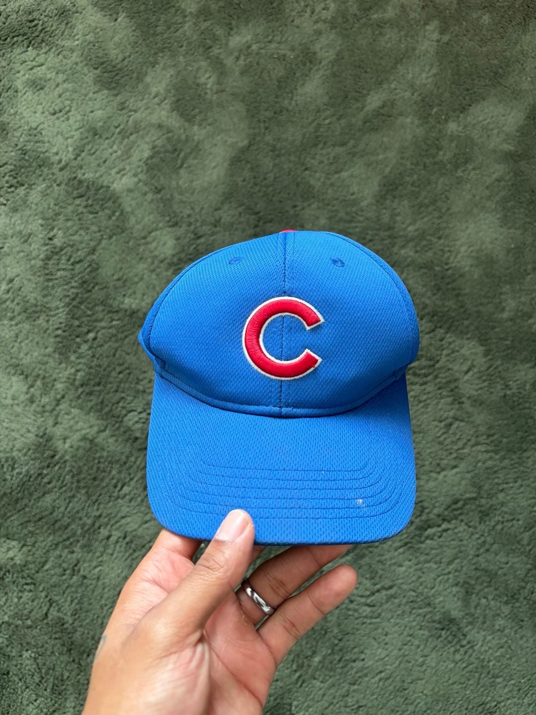 Chicago Cubs Hat Osfm Blue C Logo 2