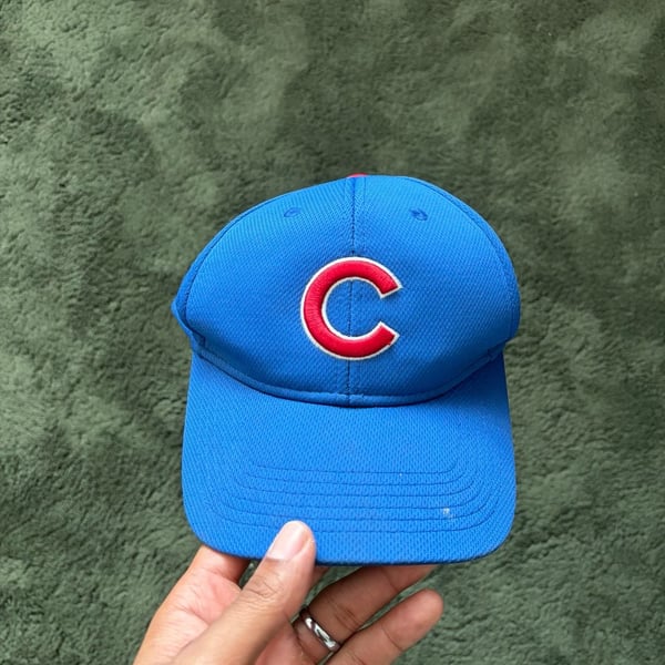 Chicago Cubs Hat Osfm Blue C Logo