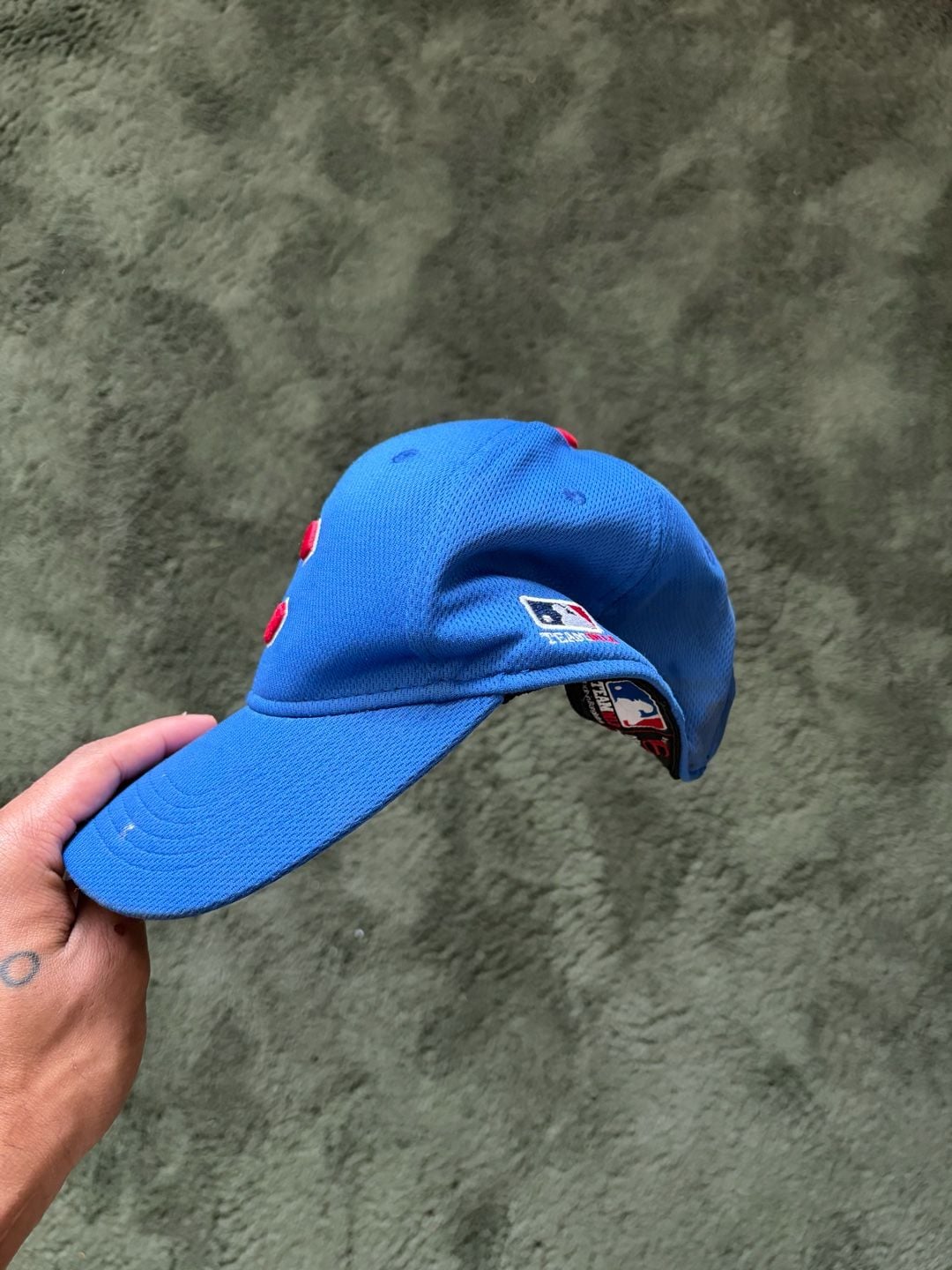 Chicago Cubs Hat Osfm Blue C Logo 3
