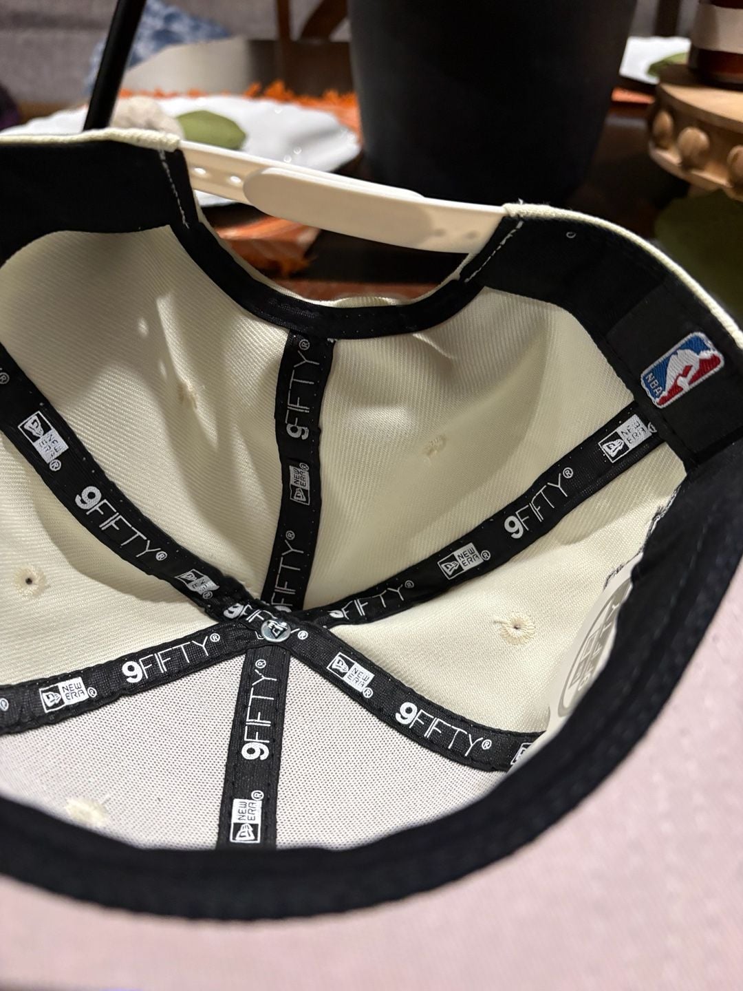 New Era Chicago Bulls 9FIFTY Snapback Hat Cream Black Established 66 8