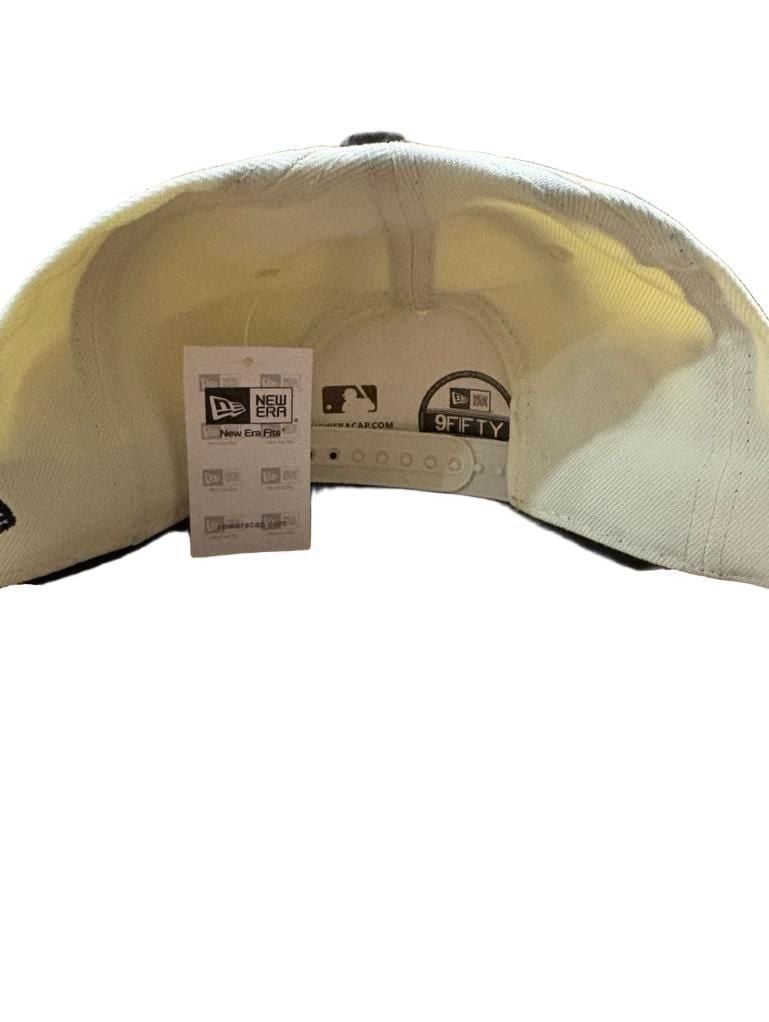 New Era Chicago Bulls 9FIFTY Snapback Hat Cream Black Established 66 5