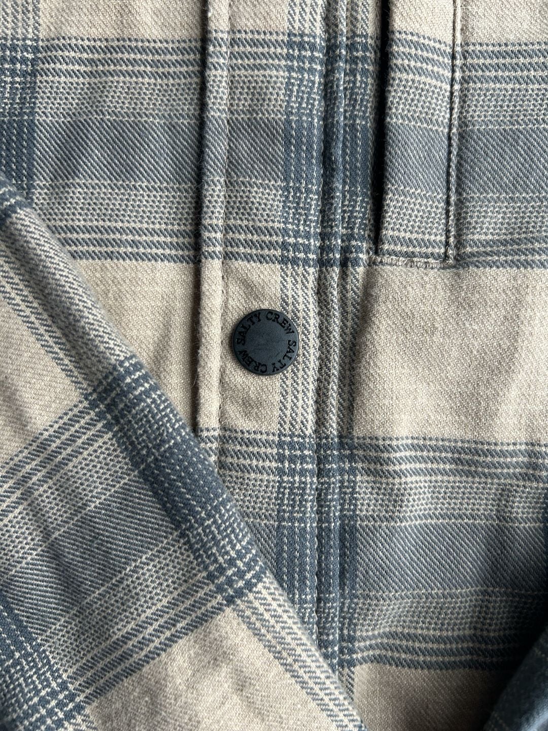 Salty Crew Flannel Shirt Size XXL Plaid Long Sleeve 7