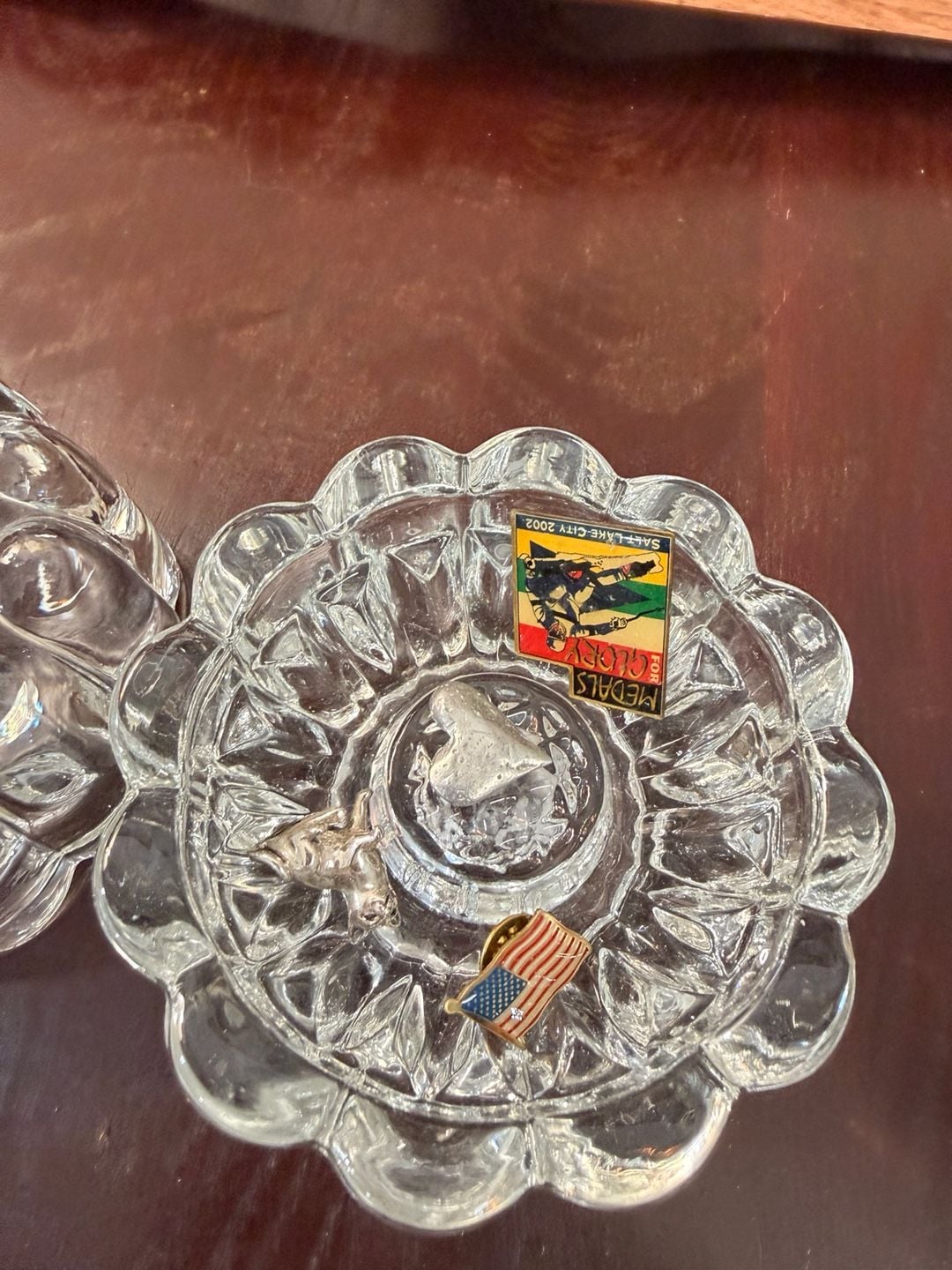 Vintage Princess House Crystal Candle Holders Clear Glass Bubble Scallop Design 11