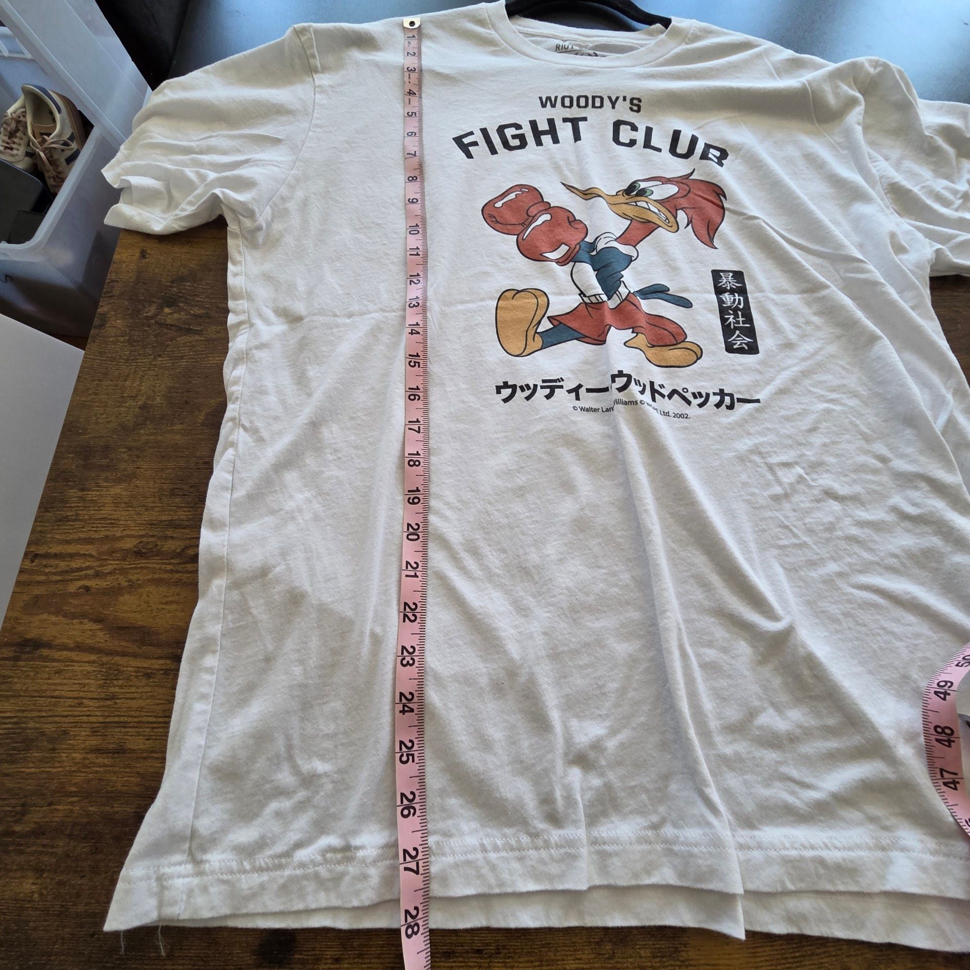 Riot Society Woody Woodpecker T-Shirt Size XL White 10