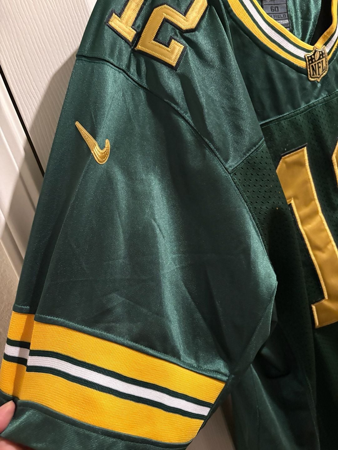 Nike Green Bay Packers Aaron Rodgers 12 Size 60 Jersey Green 8