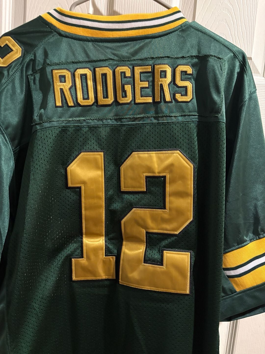 Nike Green Bay Packers Aaron Rodgers 12 Size 60 Jersey Green 9