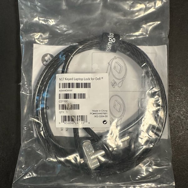 Kensington N17 Keyed Laptop Lock for Dell K64440WW
