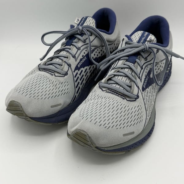 Brooks Adrenaline GTS 21 Men’s 11 D Gray Blue Running Shoes 110349 1D 006