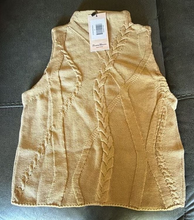 Rowing Blazers Cotton Cable Tank Size S Camel 2