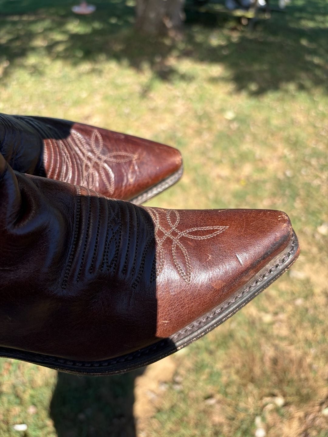 Vintage Justin L4330 Women’s 6.5 B Brown Leather Western Cowboy Boots Y2K 8