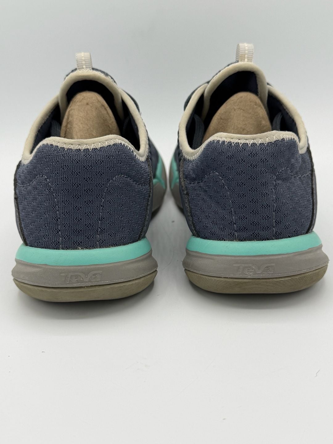 Teva Evo Water Shoes Women’s 7 Blue Teal Mesh Hiking Kayak Sneakers 7