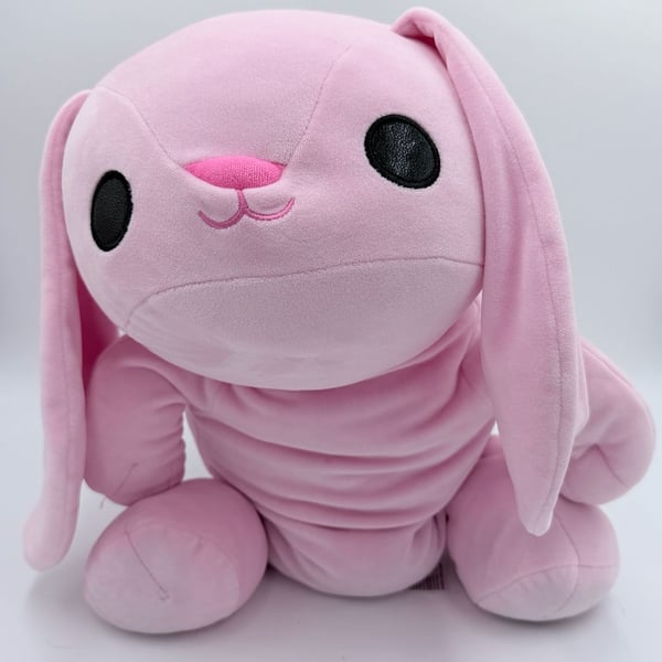 Zuru Hug A Lump Hazel Bunny Pink 11 Inch Stuffed Animal
