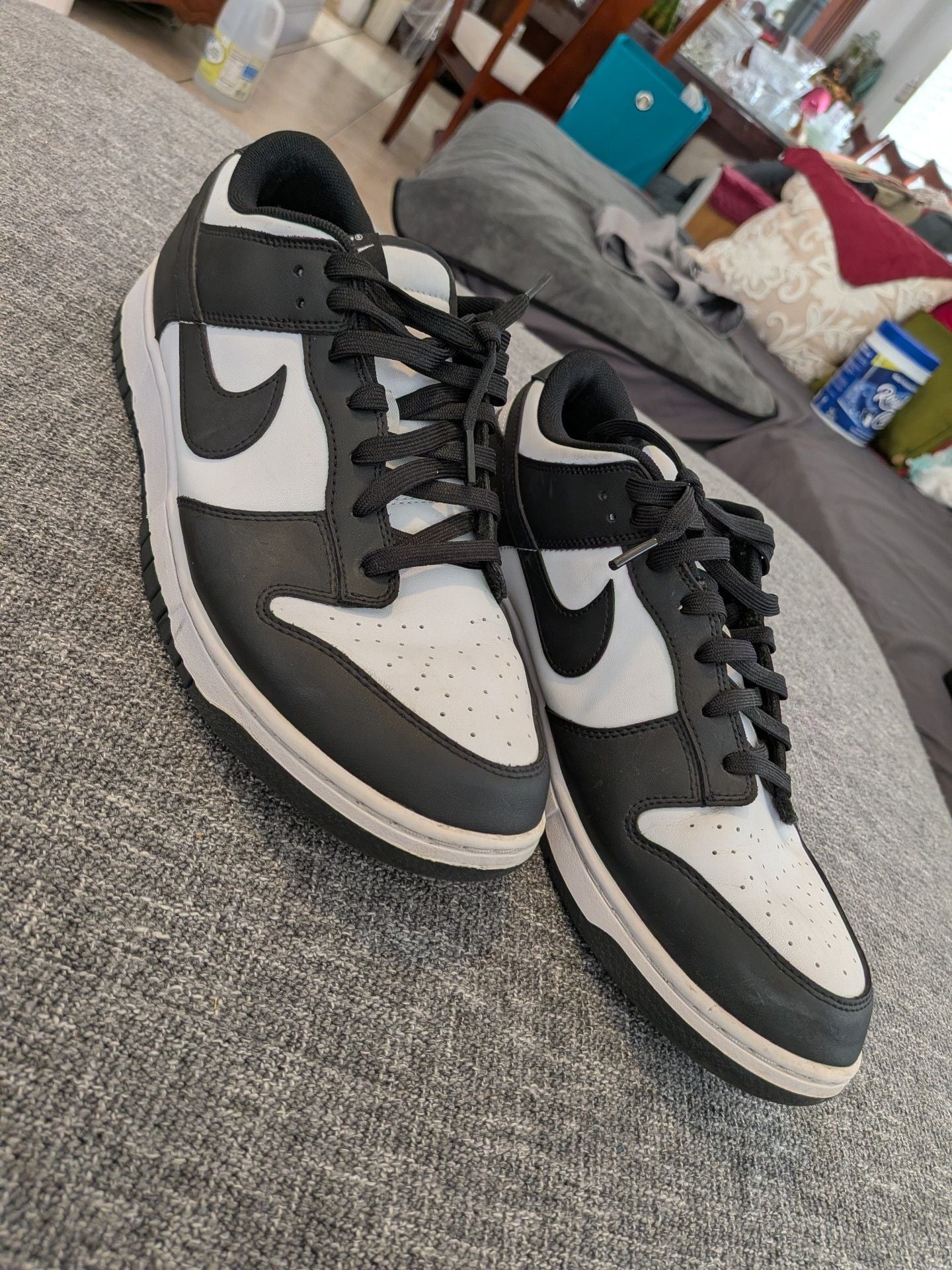 Nike Dunk Low Panda Black White Sneakers 4