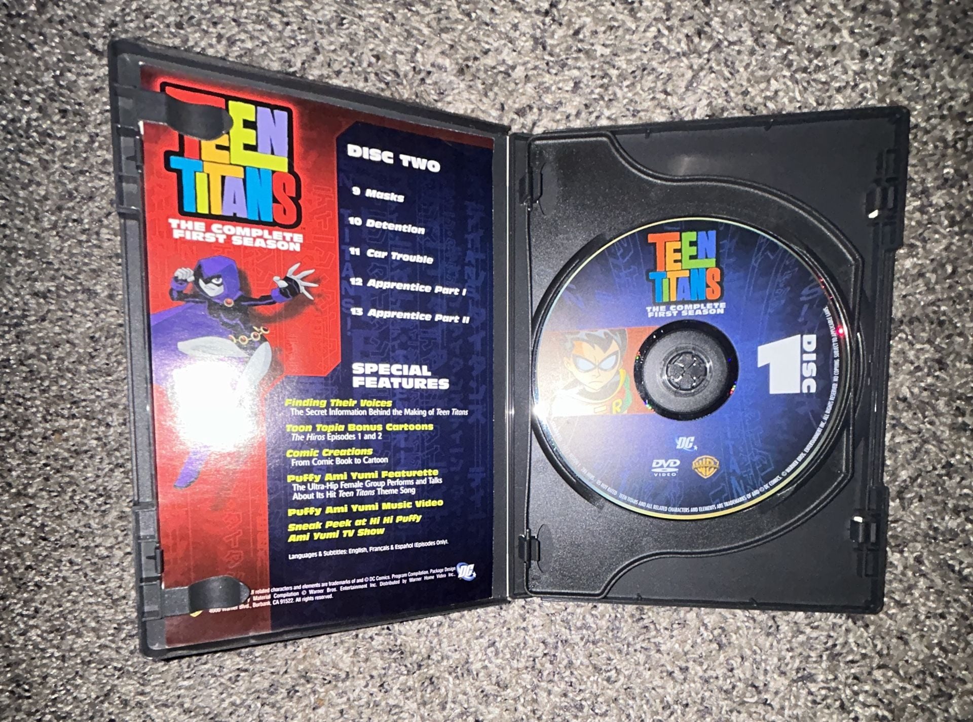 DC Comics Teen Titans The Complete First Season DVD 3