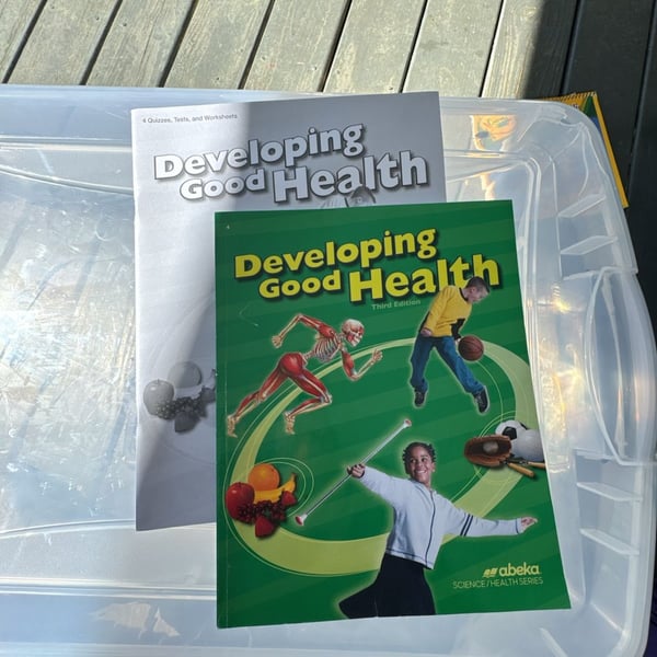 Abeka Developing Good Health 4th Grade Student Textbook Set