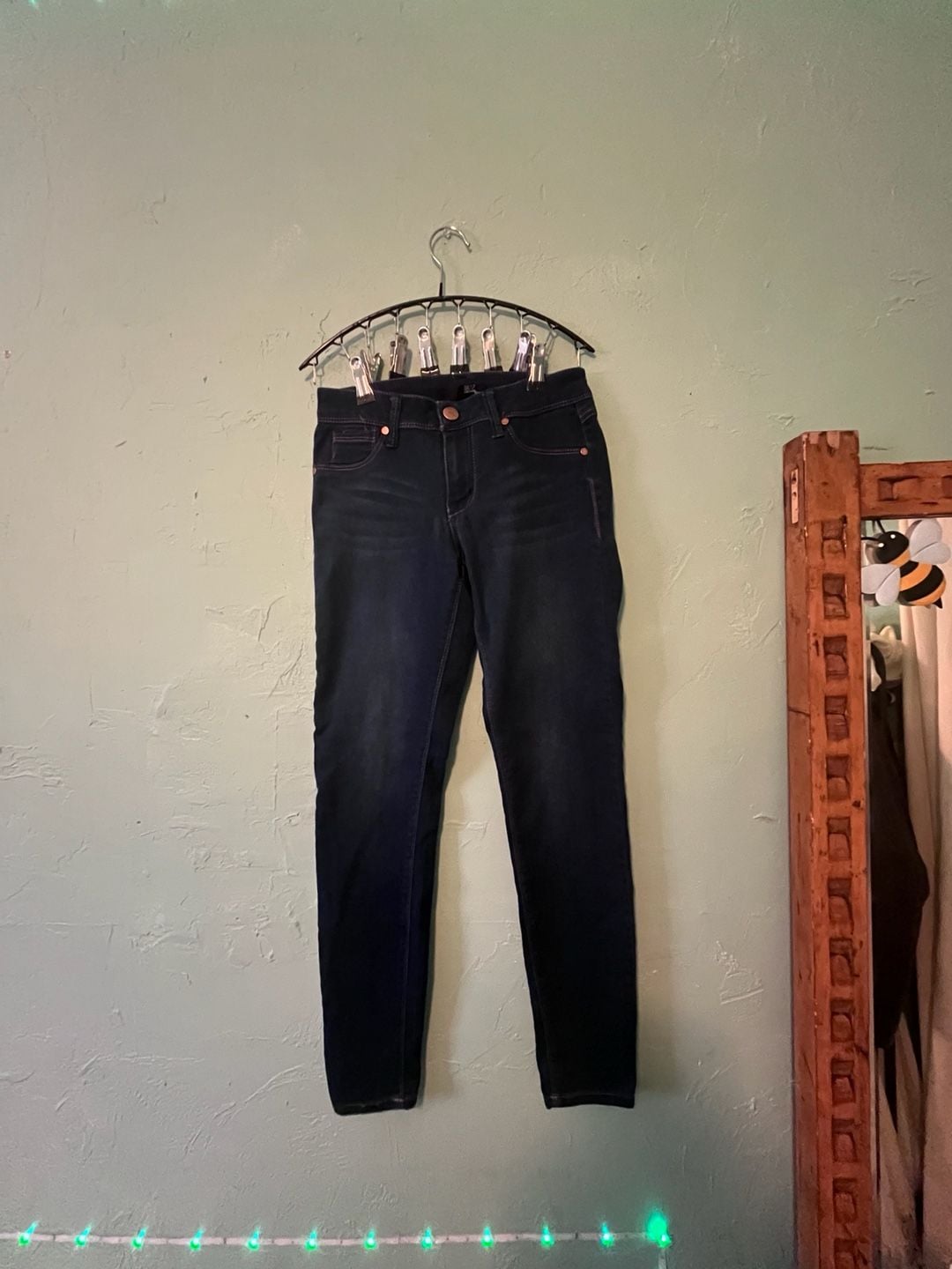 1822 Denim Skinny Jeans Size 27 Dark Wash 2
