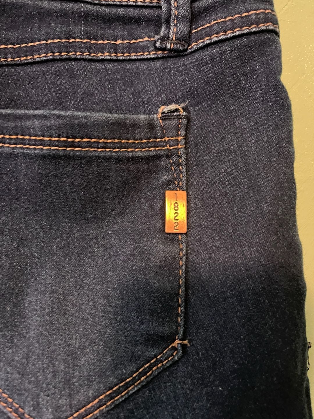 1822 Denim Skinny Jeans Size 27 Dark Wash 5