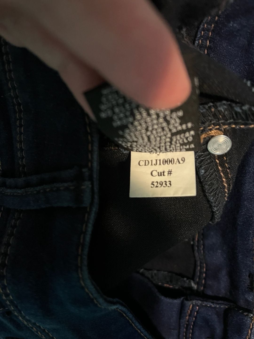 1822 Denim Skinny Jeans Size 27 Dark Wash 8