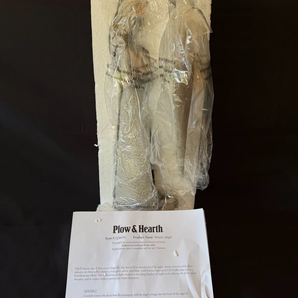 Plow And Hearth Mosaic Angel Figurine Q56074