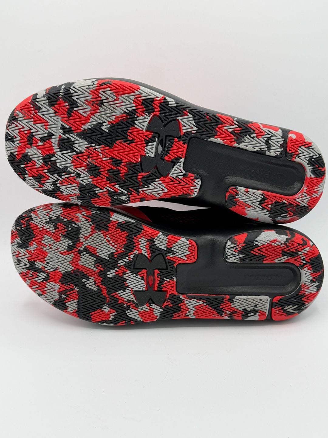 Under Armour Lockdown 5 Mens 10 Basketball Shoes Red Black 3023949-601 10