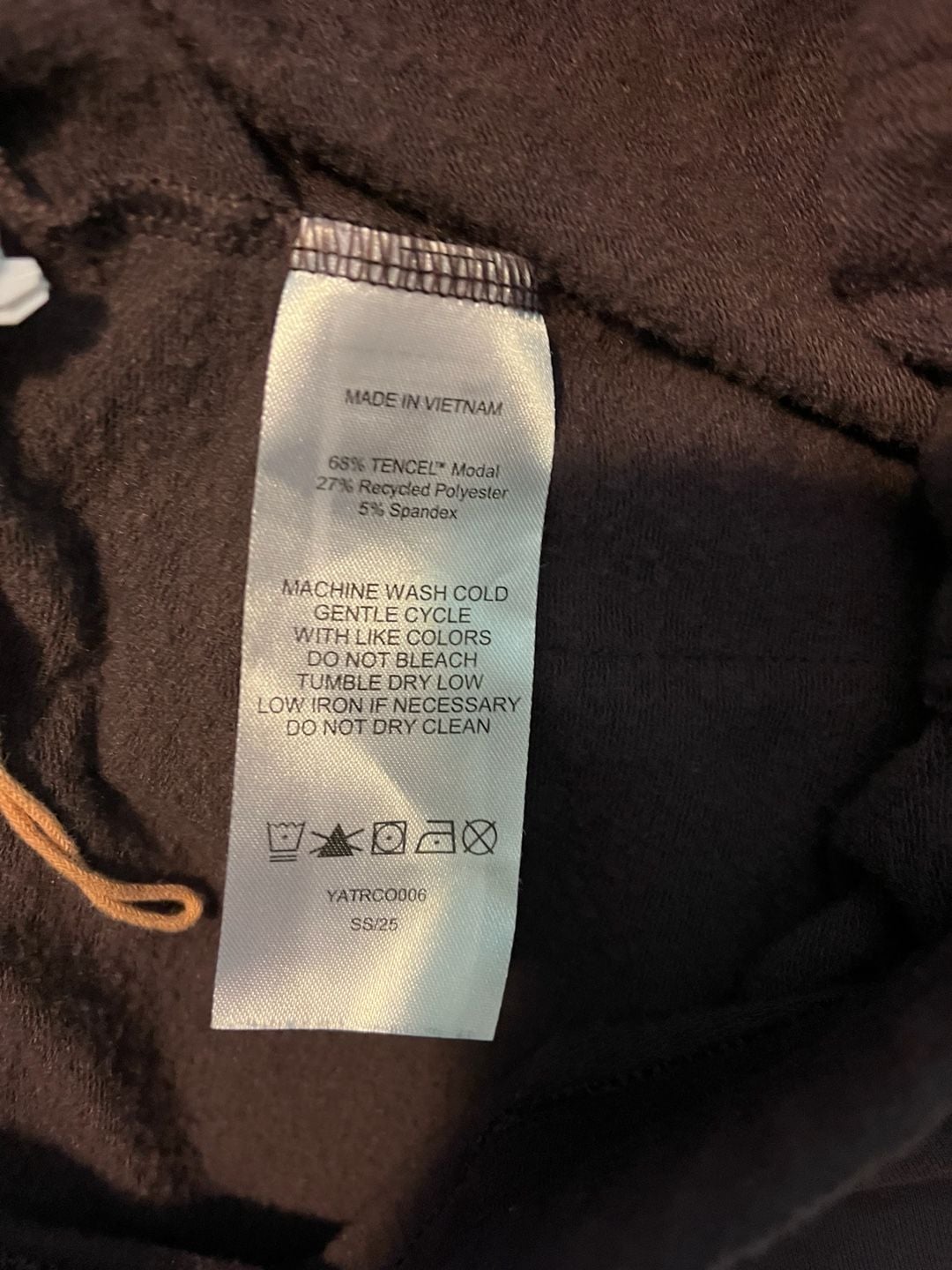 Quince SuperSoft Fleece Cropped Wide Leg Pants Size S 6