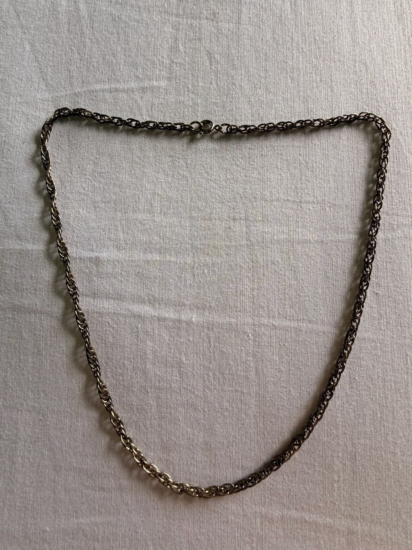 Vintage Rope Chain Necklace 1