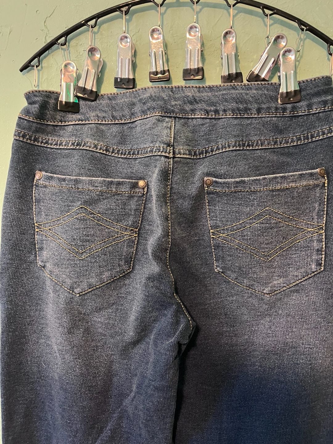 PajamaJeans Drawstring Denim Pants Size XXS Blue 6