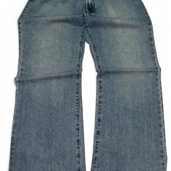 Cassini Denim Jeans Blue Distressed Y2K