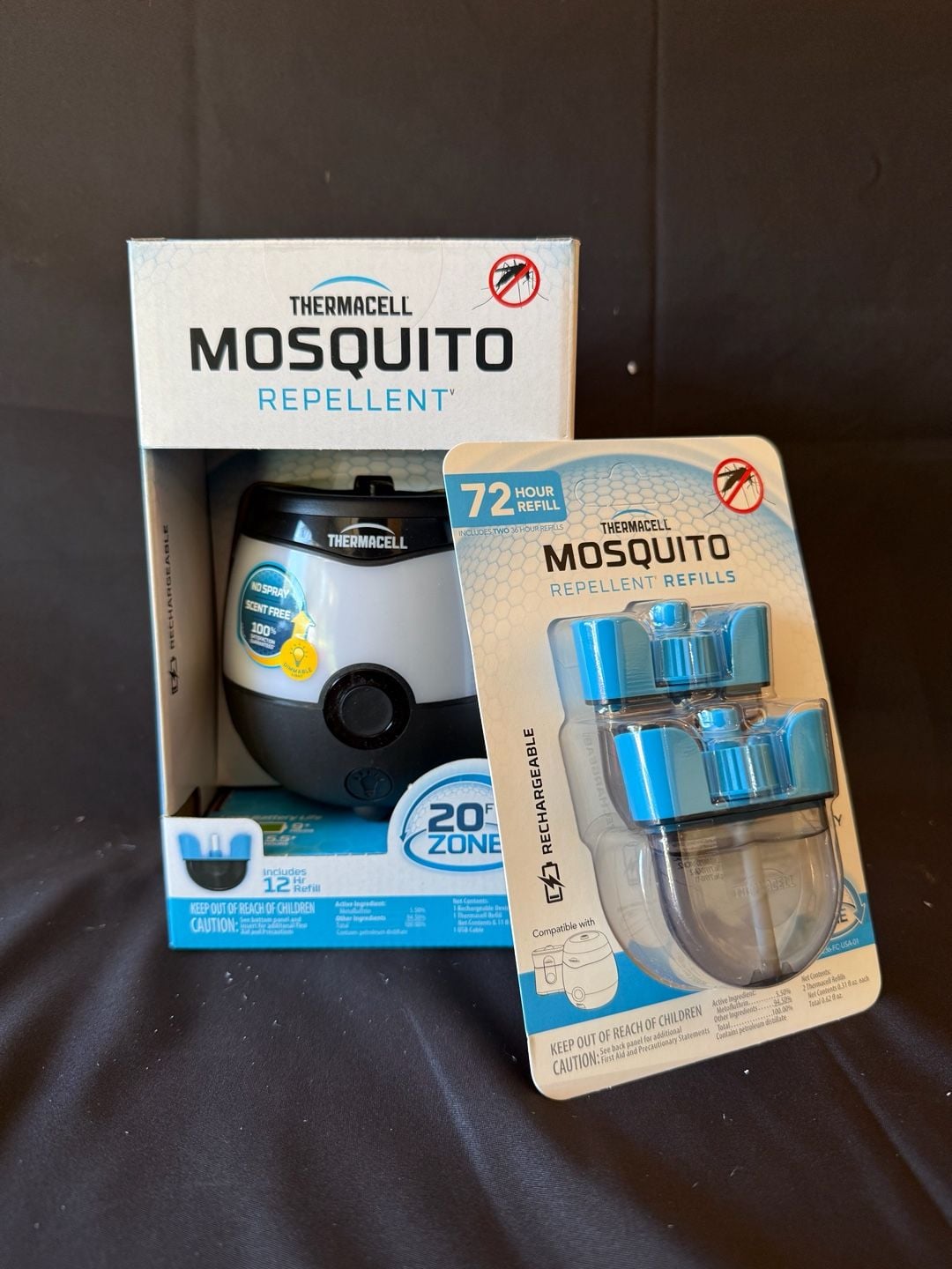 Thermacell Rechargeable Mosquito Repeller and Glow Light With Refill 1