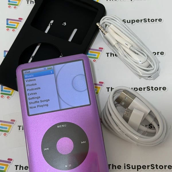 Custom Apple  iPod Classic Purple 1TB 7th Gen New Battery -1 YR Warranty 