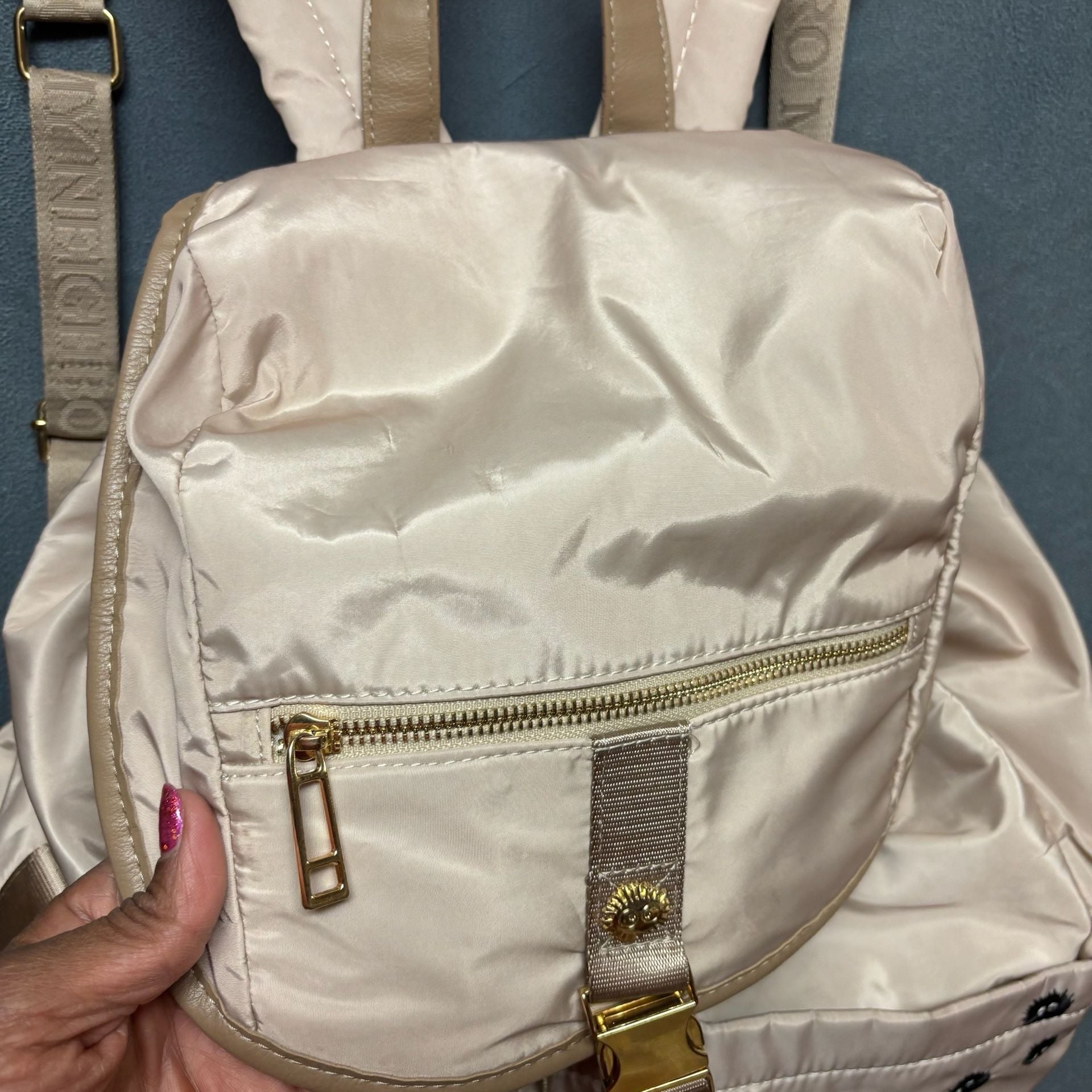Studio Ghibli My Neighbor Totoro Beige Nylon Backpack 8