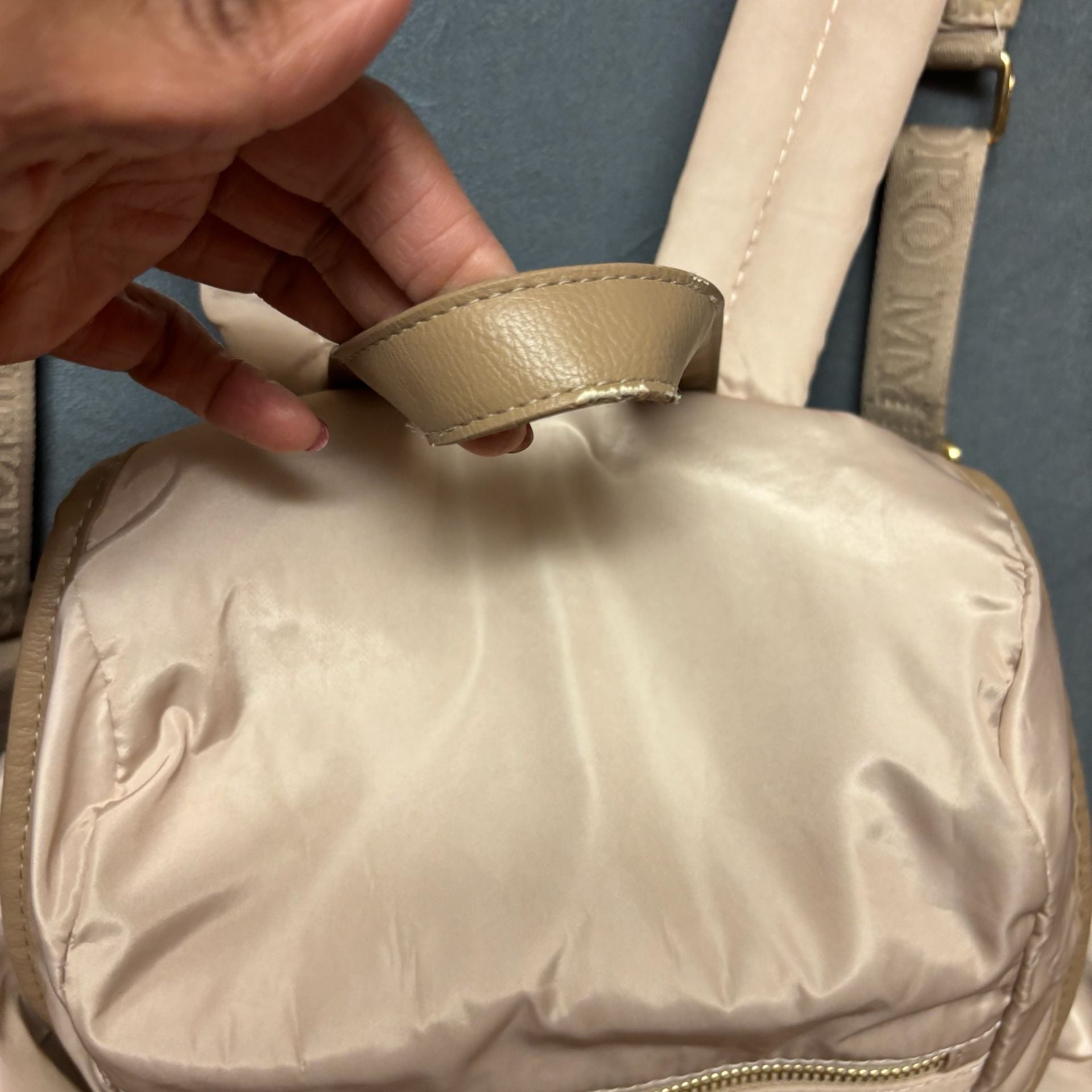 Studio Ghibli My Neighbor Totoro Beige Nylon Backpack 13