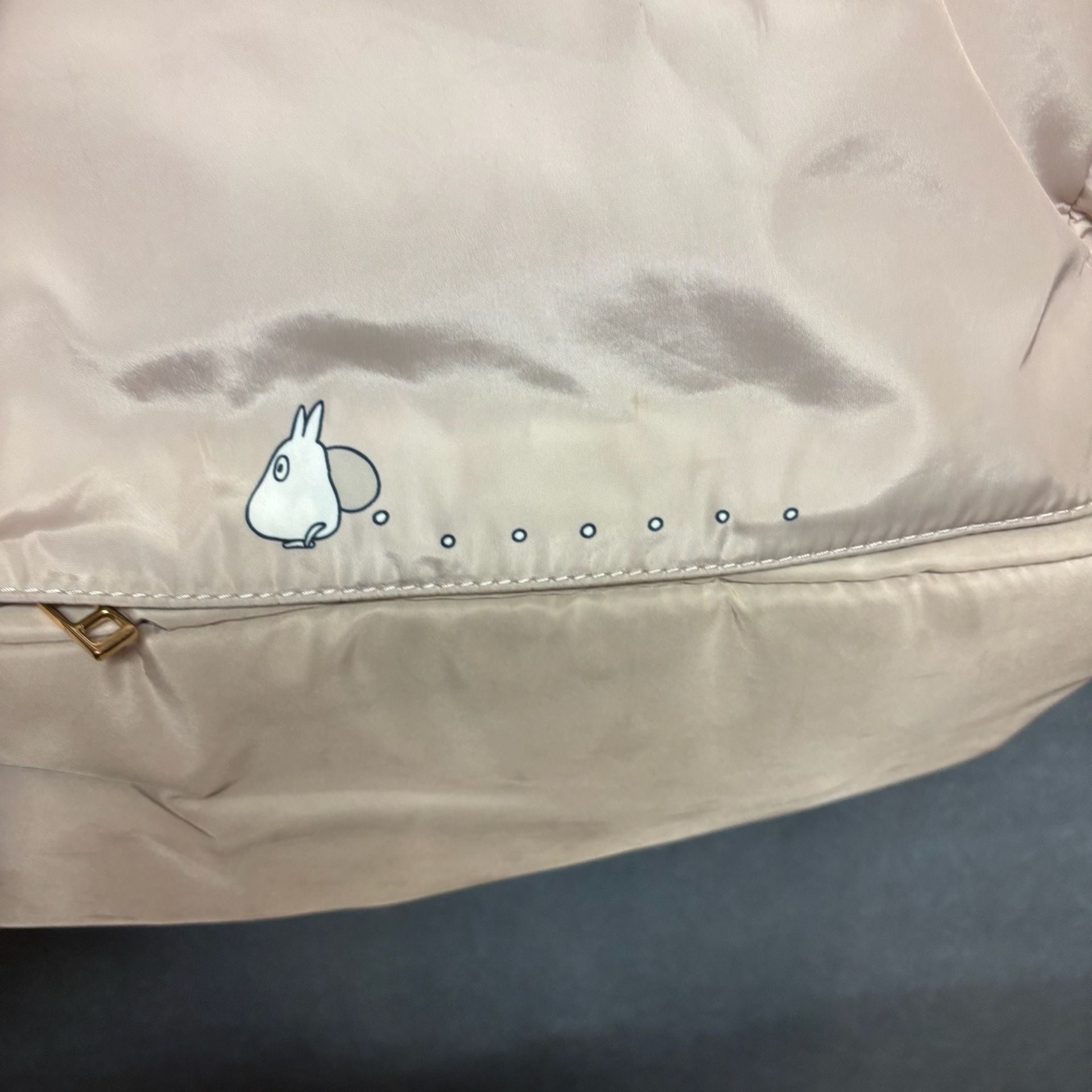 Studio Ghibli My Neighbor Totoro Beige Nylon Backpack 16