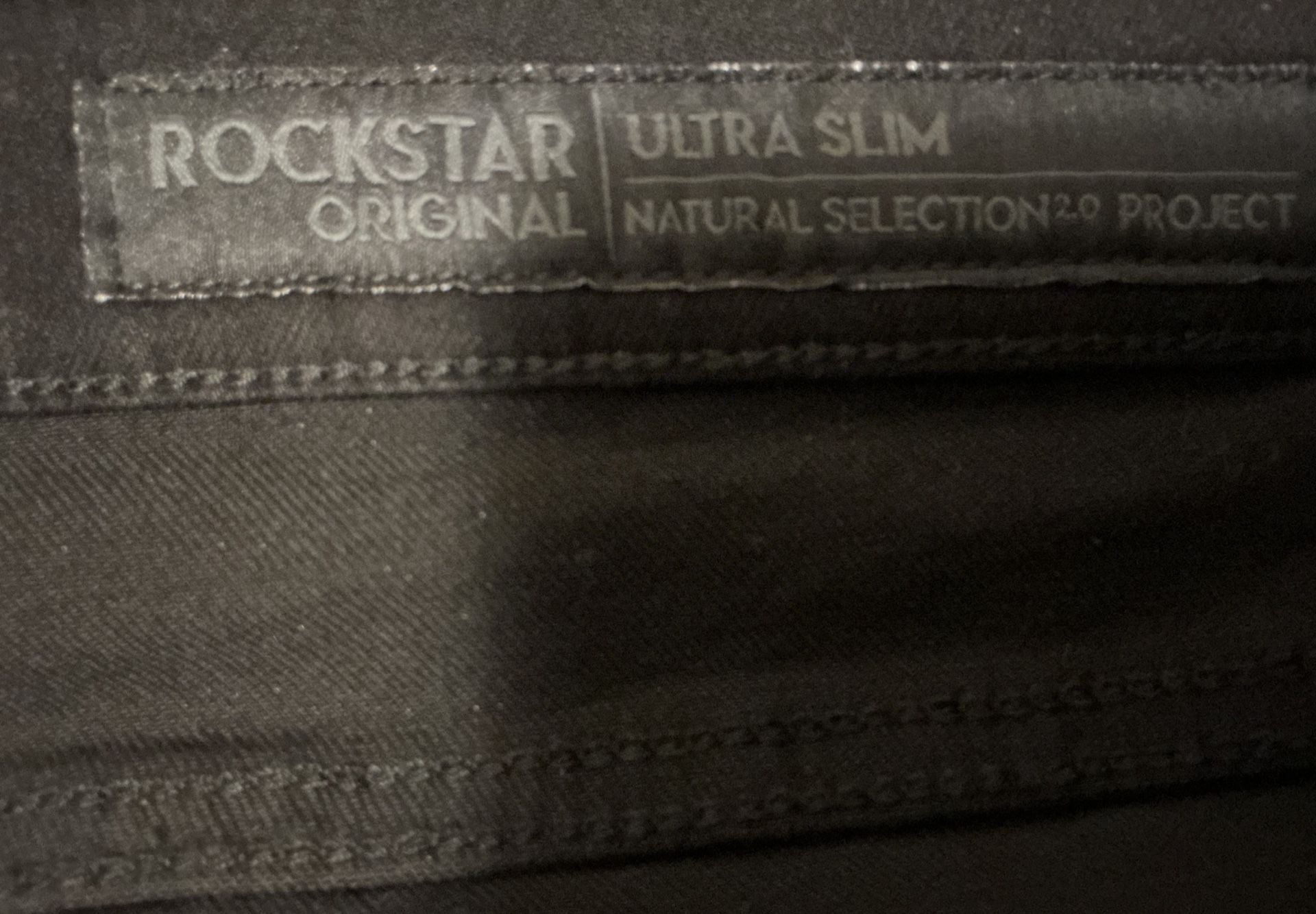Rockstar Original Brody Multicolor Cross Patchwork Black Jeans 8