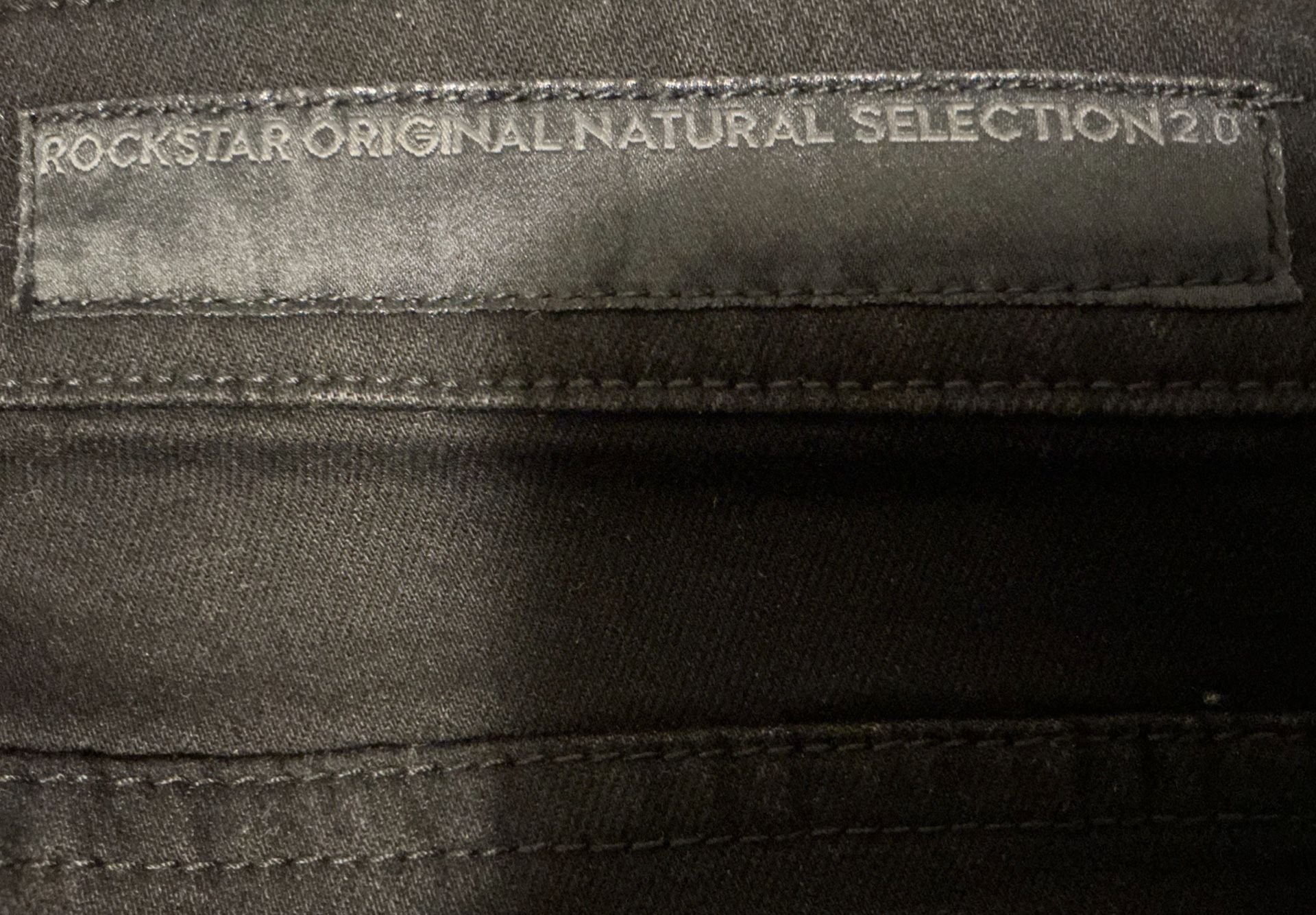 Rockstar Original Brody Multicolor Cross Patchwork Black Jeans 14