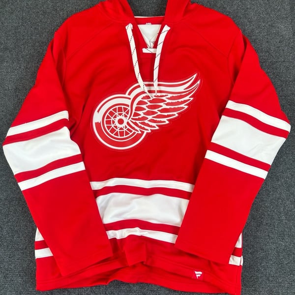 Fanatics Detroit Red Wings NHL Hoodie M/M/M Red White