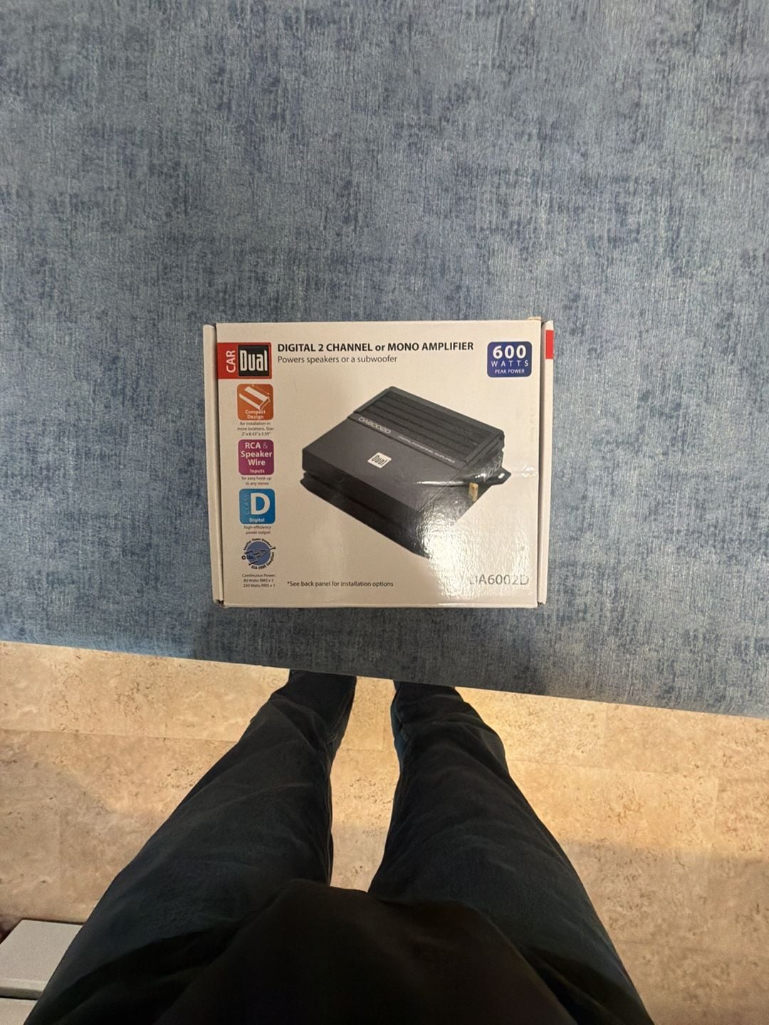 Dual DA6002D Digital 2 Channel Or Mono Amplifier 600 Watts 1