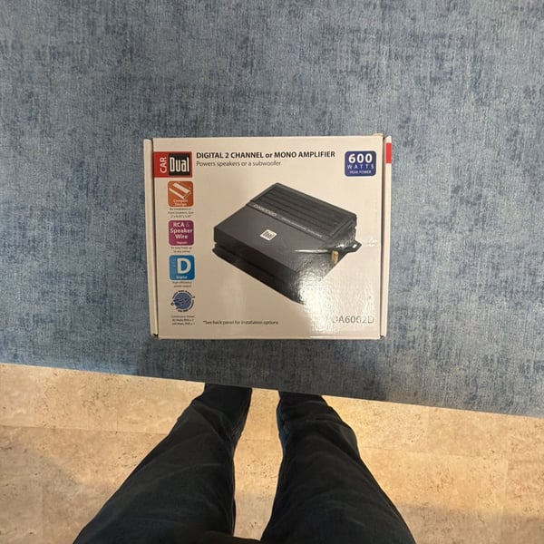 Dual DA6002D Digital 2 Channel Or Mono Amplifier 600 Watts
