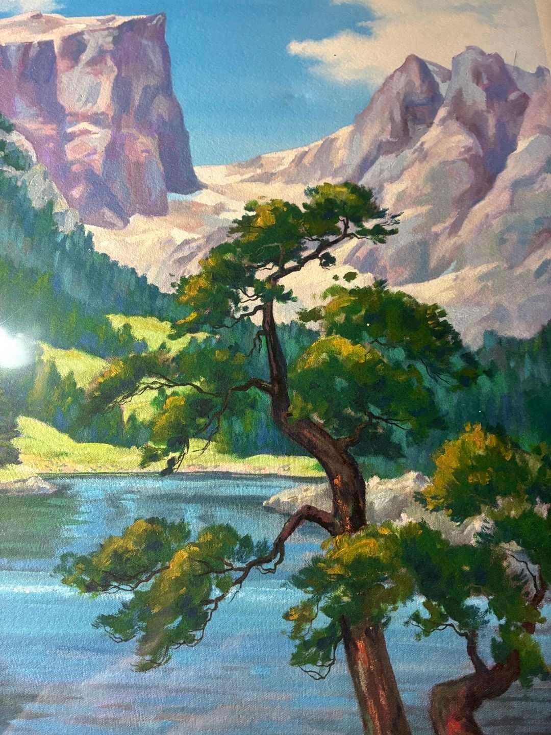Robert Wands Dream Lake Mountain Landscape Art Print Numbered 4