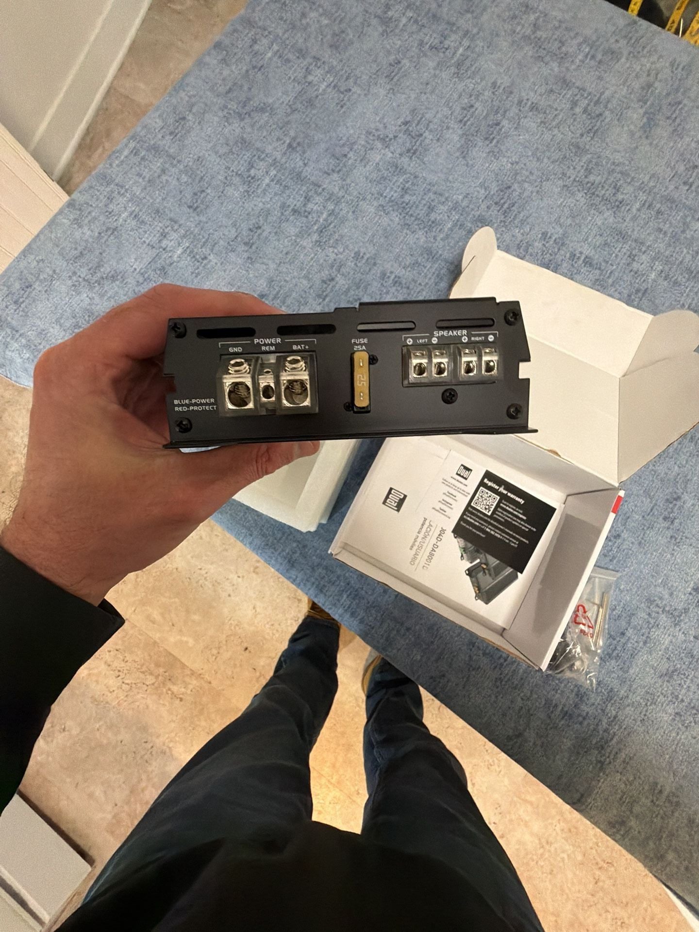 Dual DA6002D Digital 2 Channel Or Mono Amplifier 600 Watts 6
