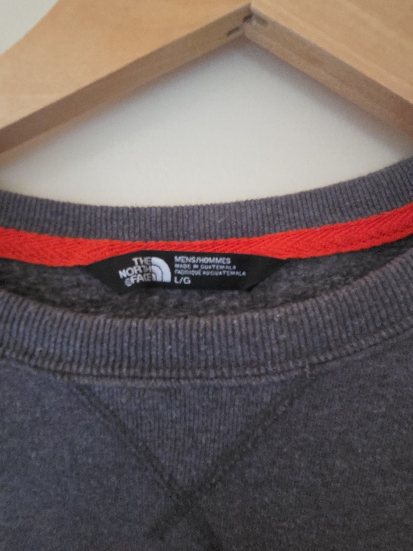 The North Face Half Dome Crewneck Sweatshirt Size L Gray Orange 4