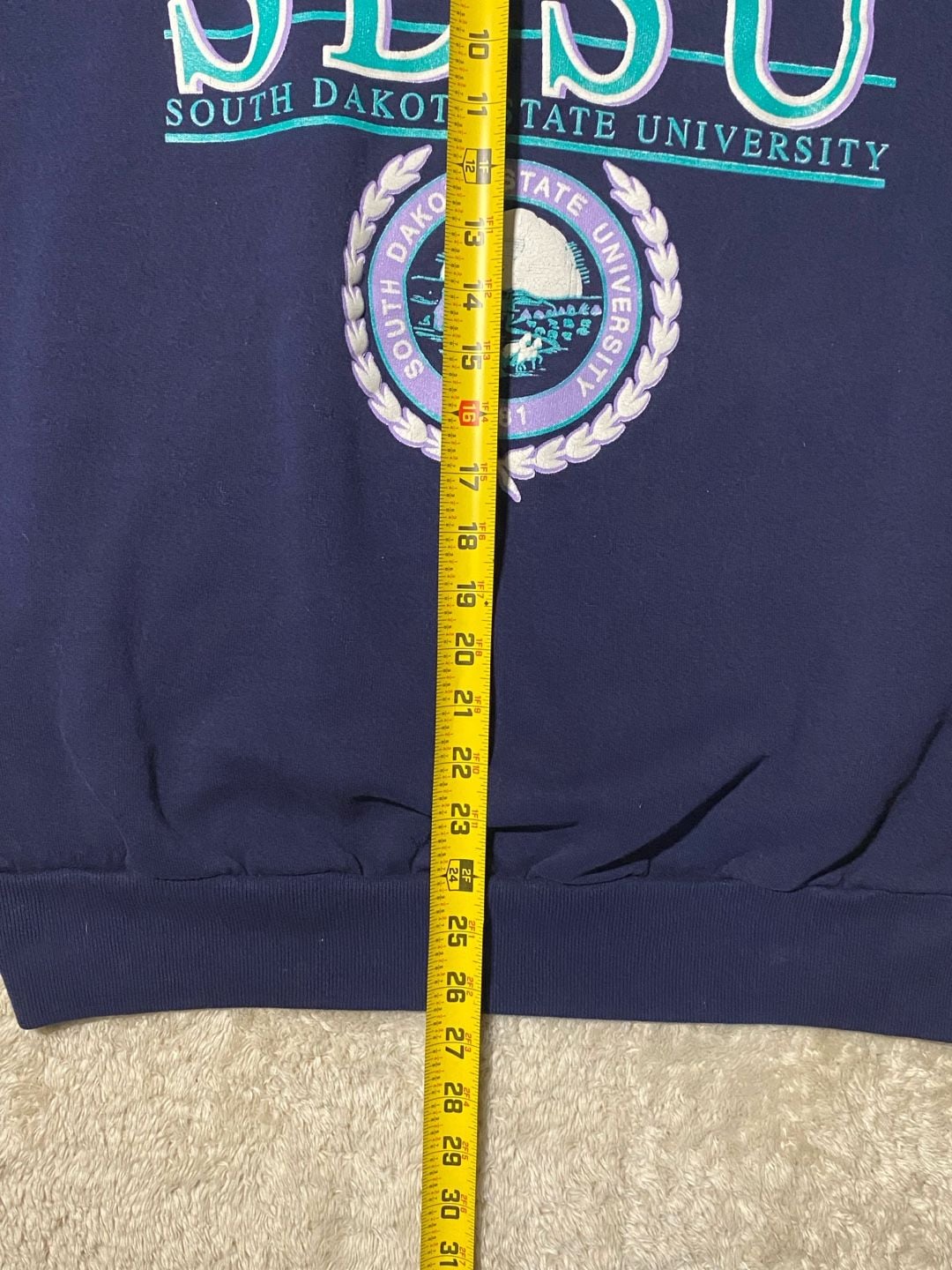 Vintage South Dakota State University SDSU Jansport Sweatshirt Size XL Navy 7