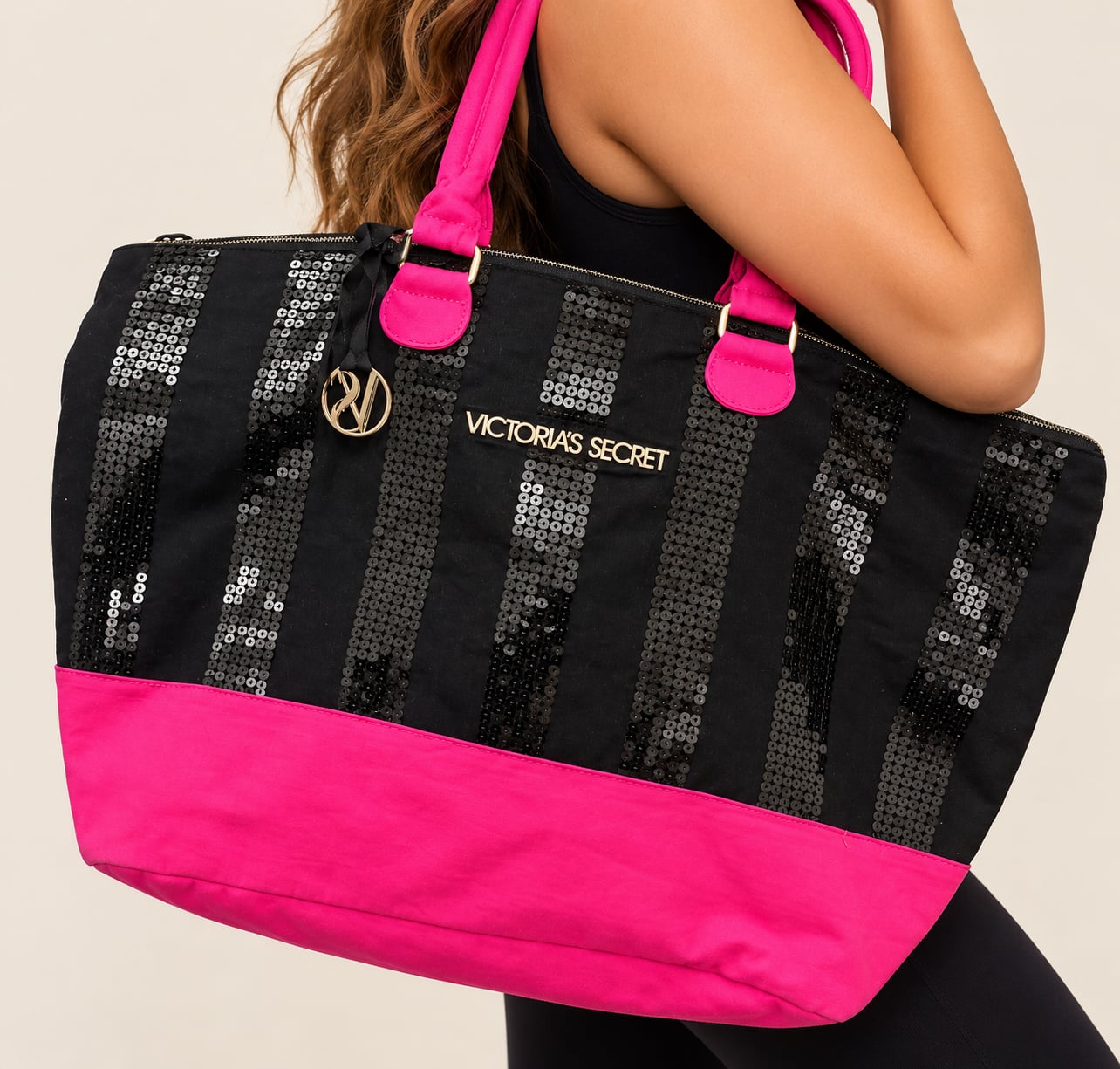 Vintage Victoria's Secret Sequin Duffel 2