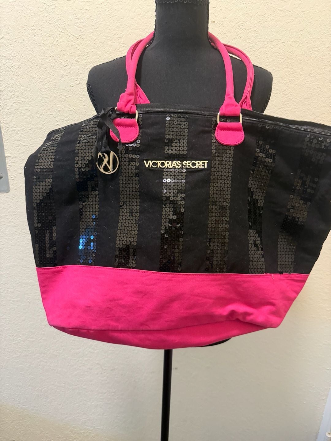 Vintage Victoria's Secret Sequin Duffel 3