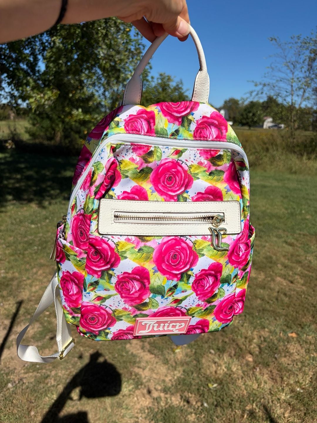 Juicy Couture Rose Floral Good Sport Mini Backpack 2