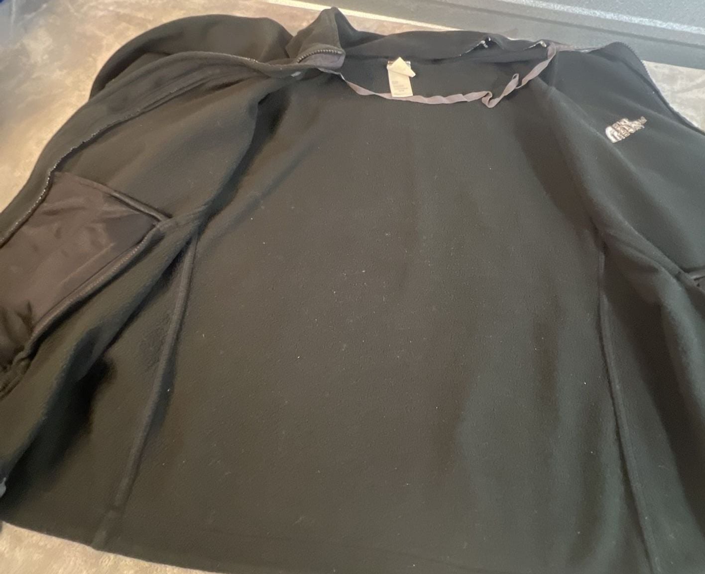 The North Face Full Zip Fleece Jacket Size M Black 8